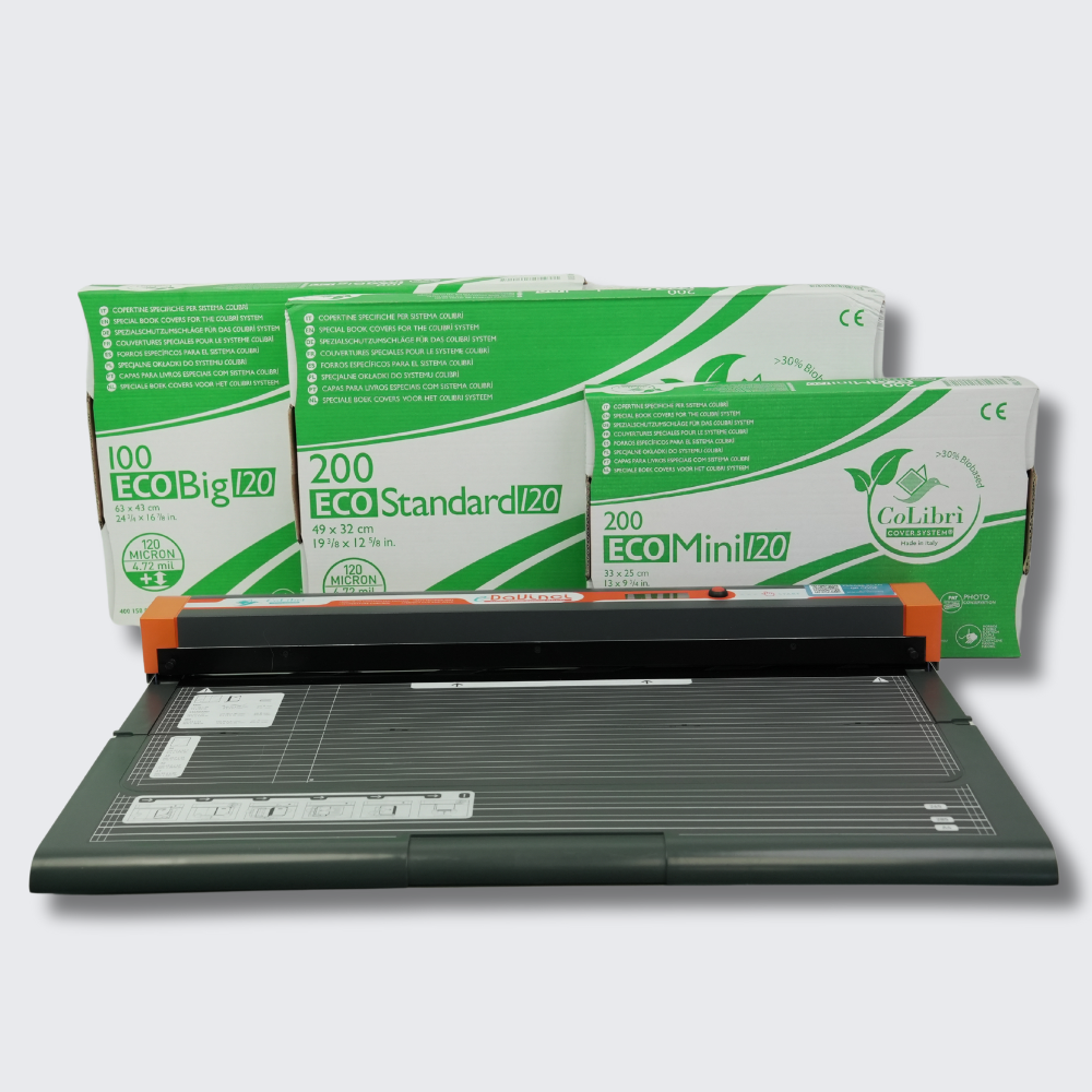 Couver Book Machine e-DaVinci Book Covering Machine - Automatically Cover & Protect Books ...