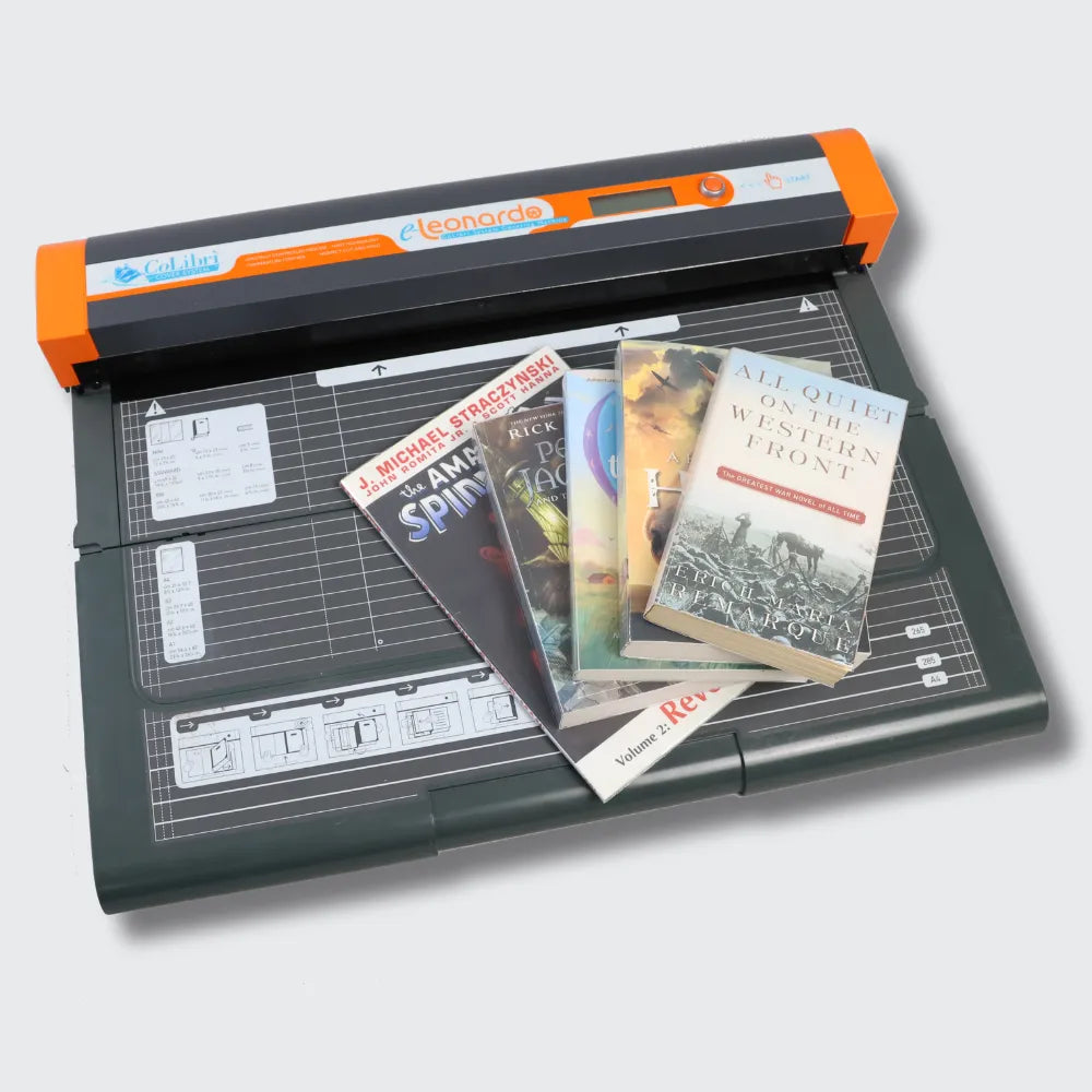 Couver Book Machine e-Leonardo Book Covering Machine - Automatically Cover & Protect Books ...