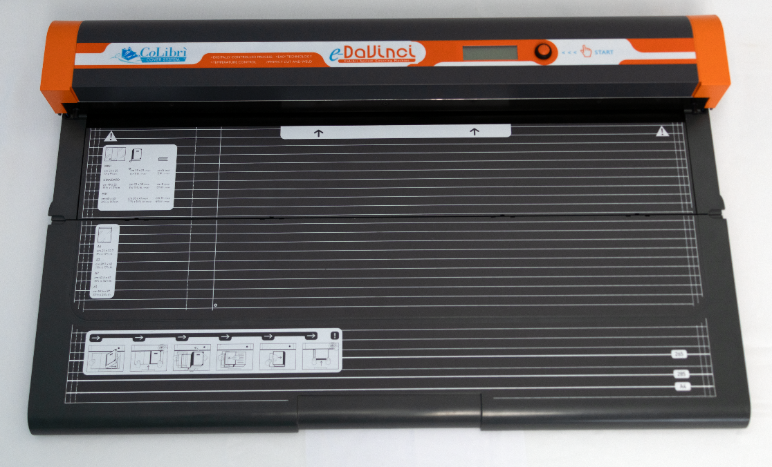 eDaVinci Book Covering Machine Automatically Cover & Protect Books of All Sizes CoLibri