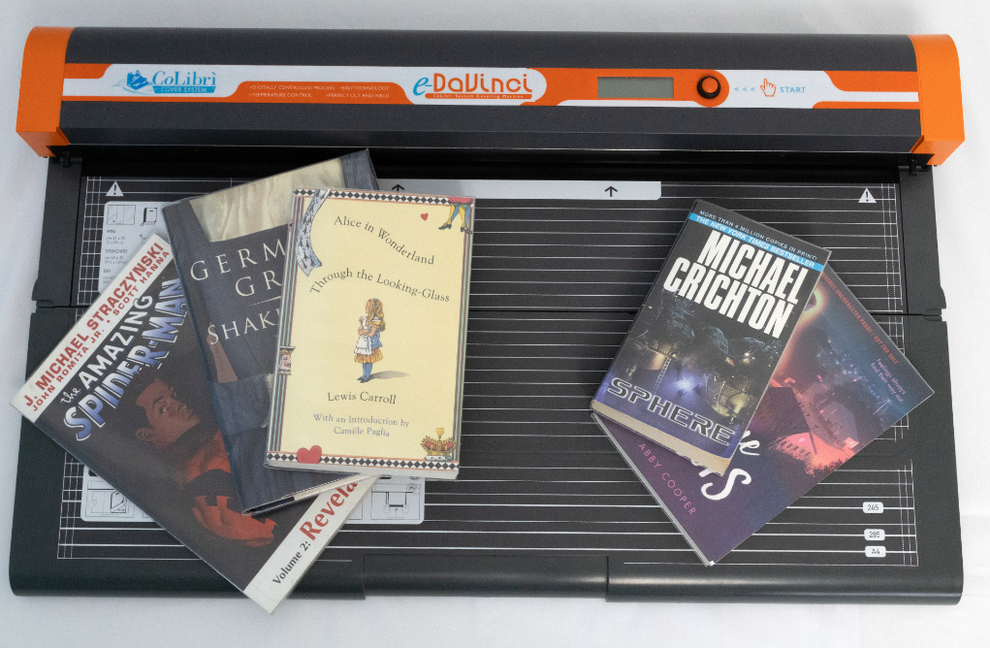 eDaVinci Book Covering Machine Automatically Cover & Protect Books