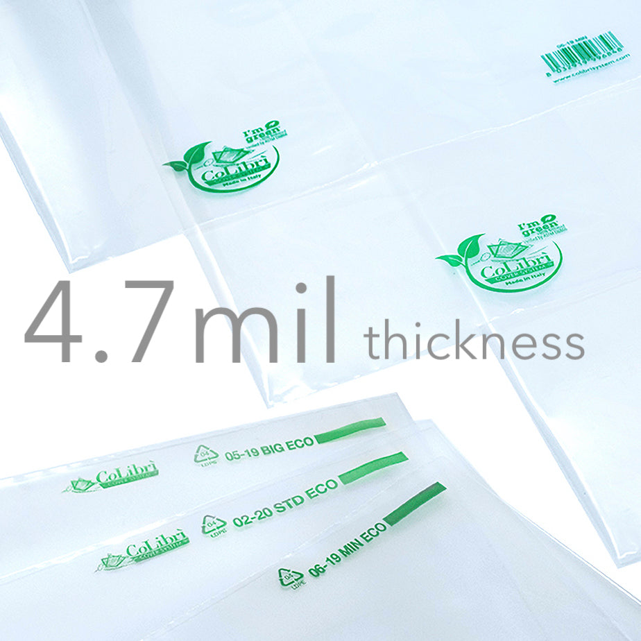 CoLibri ECO Book Covers - 4.7 mil Thick Transparent Book Covers