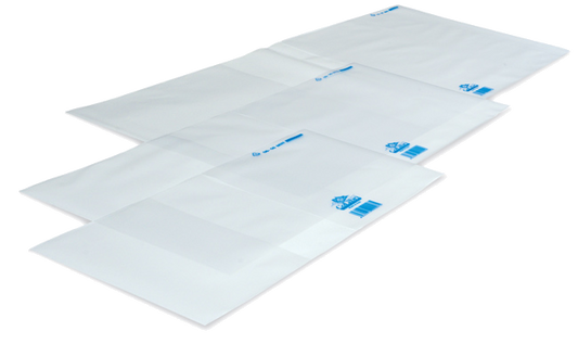 Clear pouches for protecting and archiving documents, photos, and other small objects